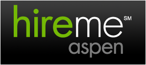 HireMeAspen logo - black